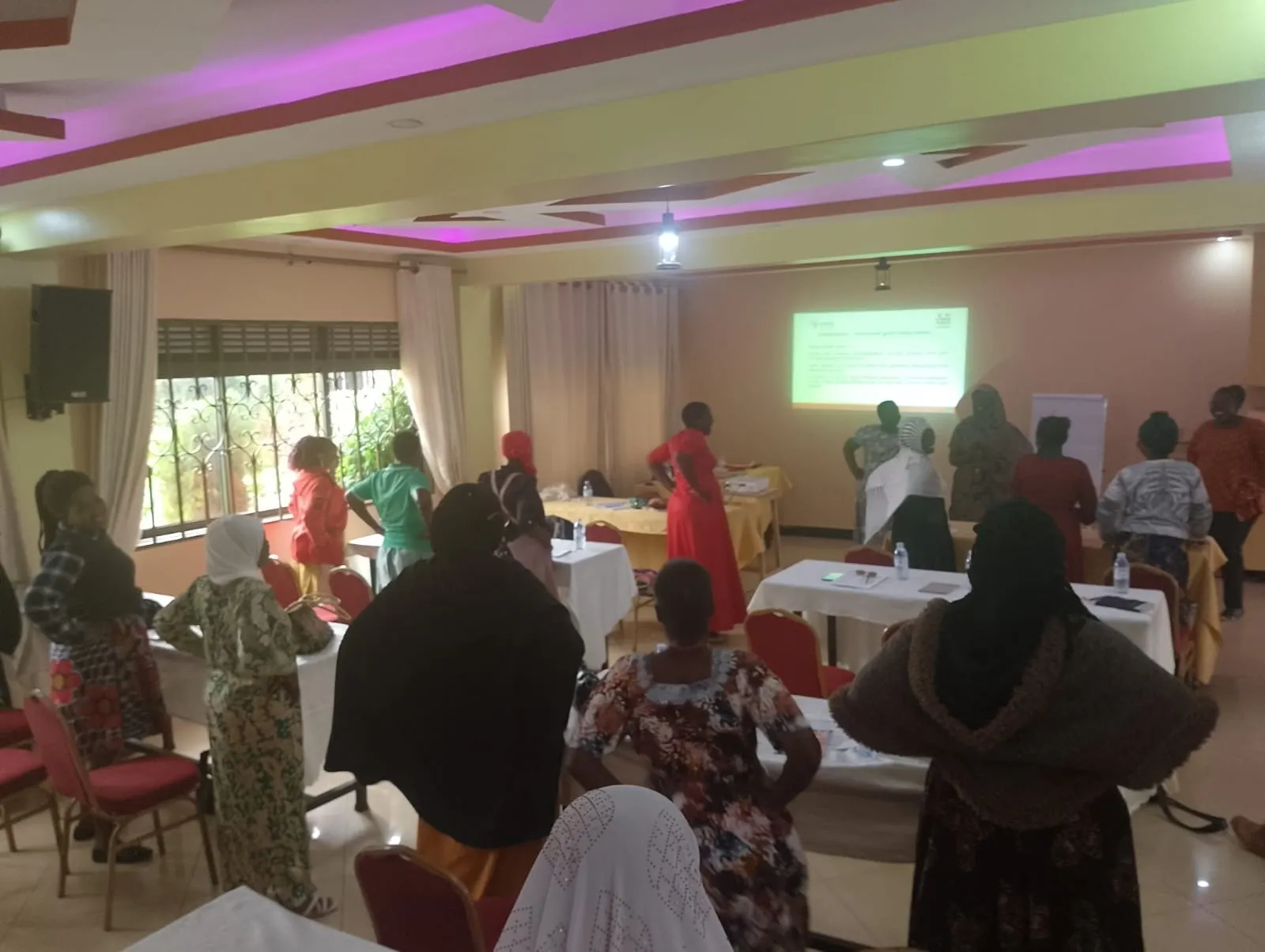 Participants during an interactive session