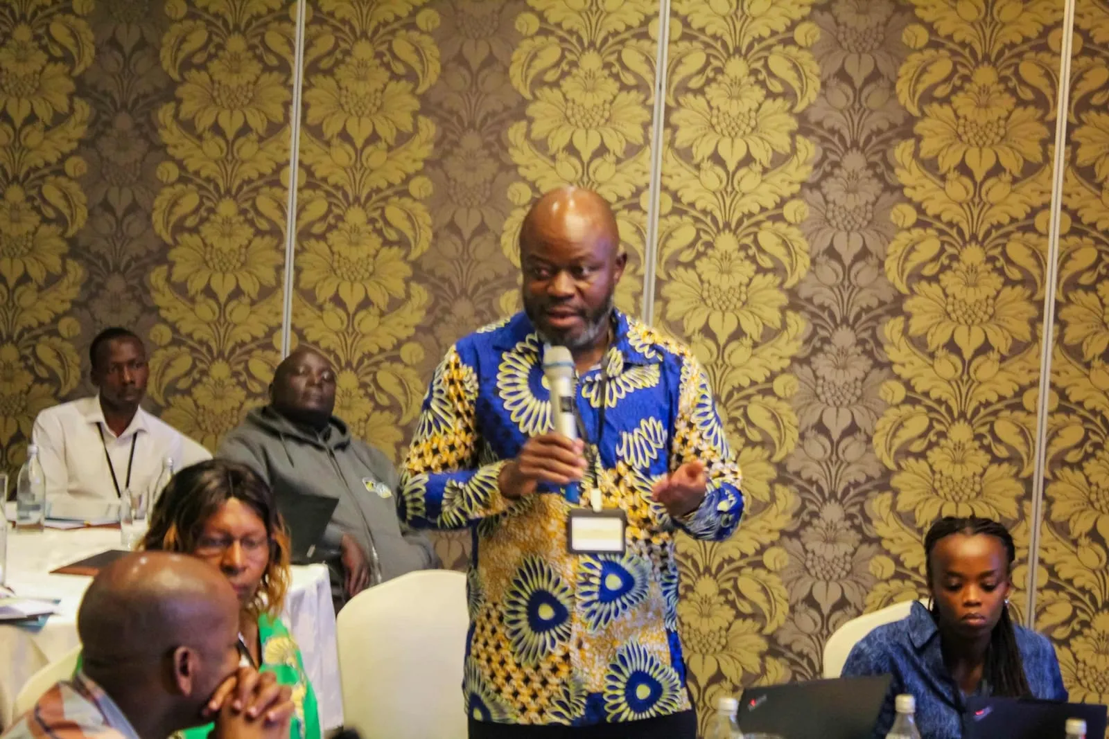 AGRA's Isaac Gokah making his remarks