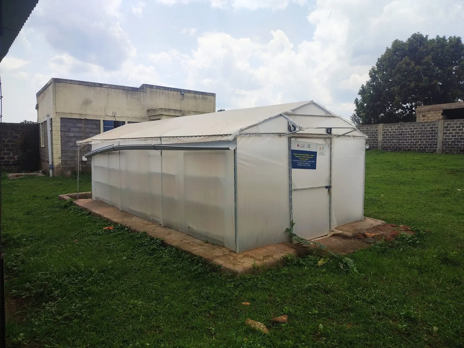 Solar Dryer at the Busia Women Cross-Border Traders SACCO milling plant in Busia, Kenya