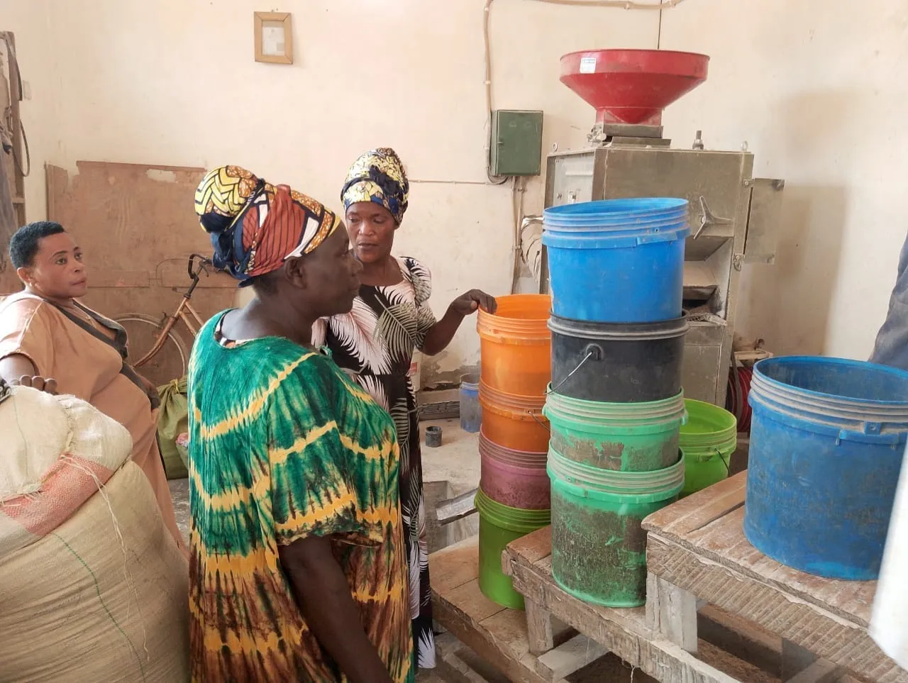 Women Traders at a Rice Miller in Kasumulu, Tanzania